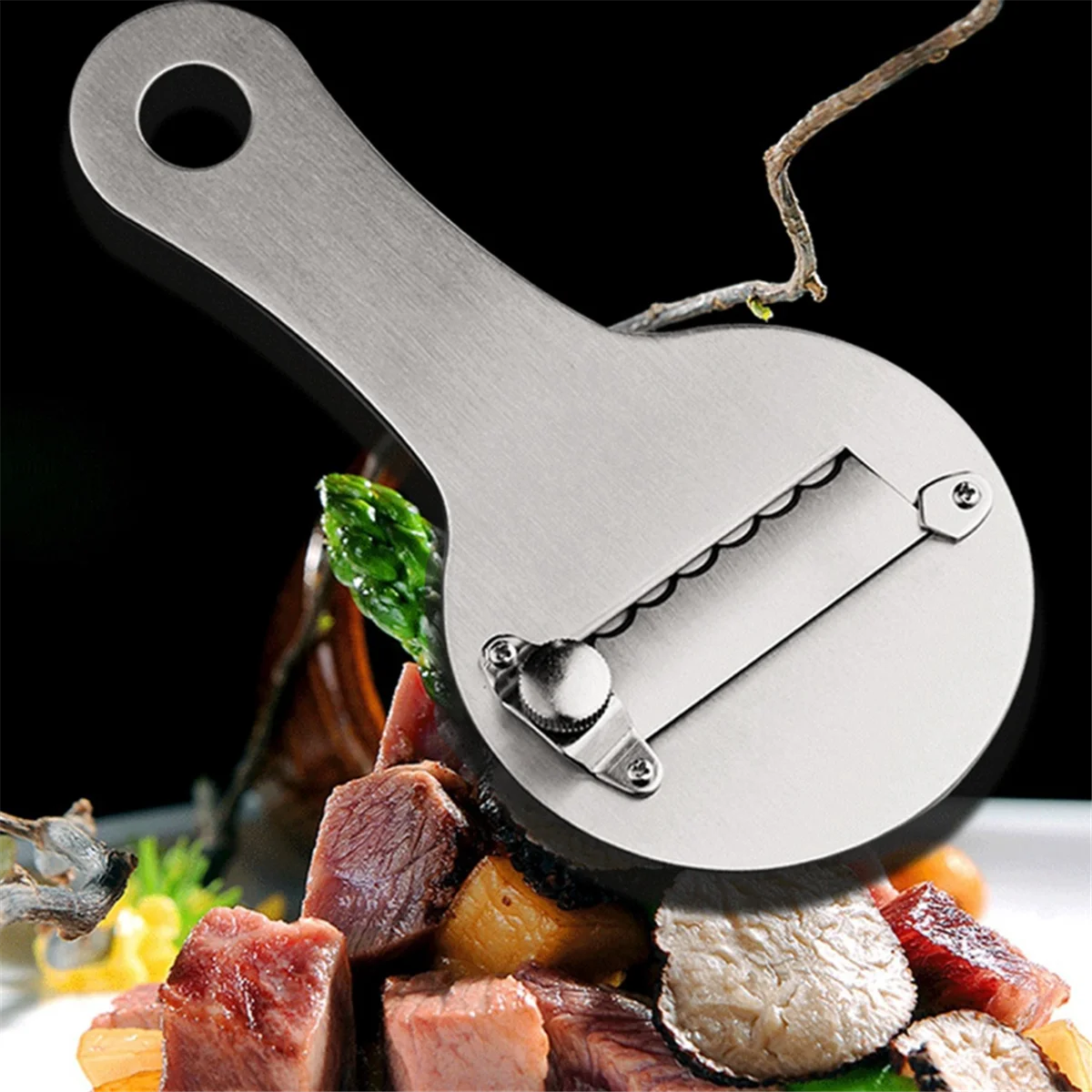 Truffle Slicer Shaver Stainless Steel Chocolate Cheese Shaver with Smooth Blade Kitchen Accessories