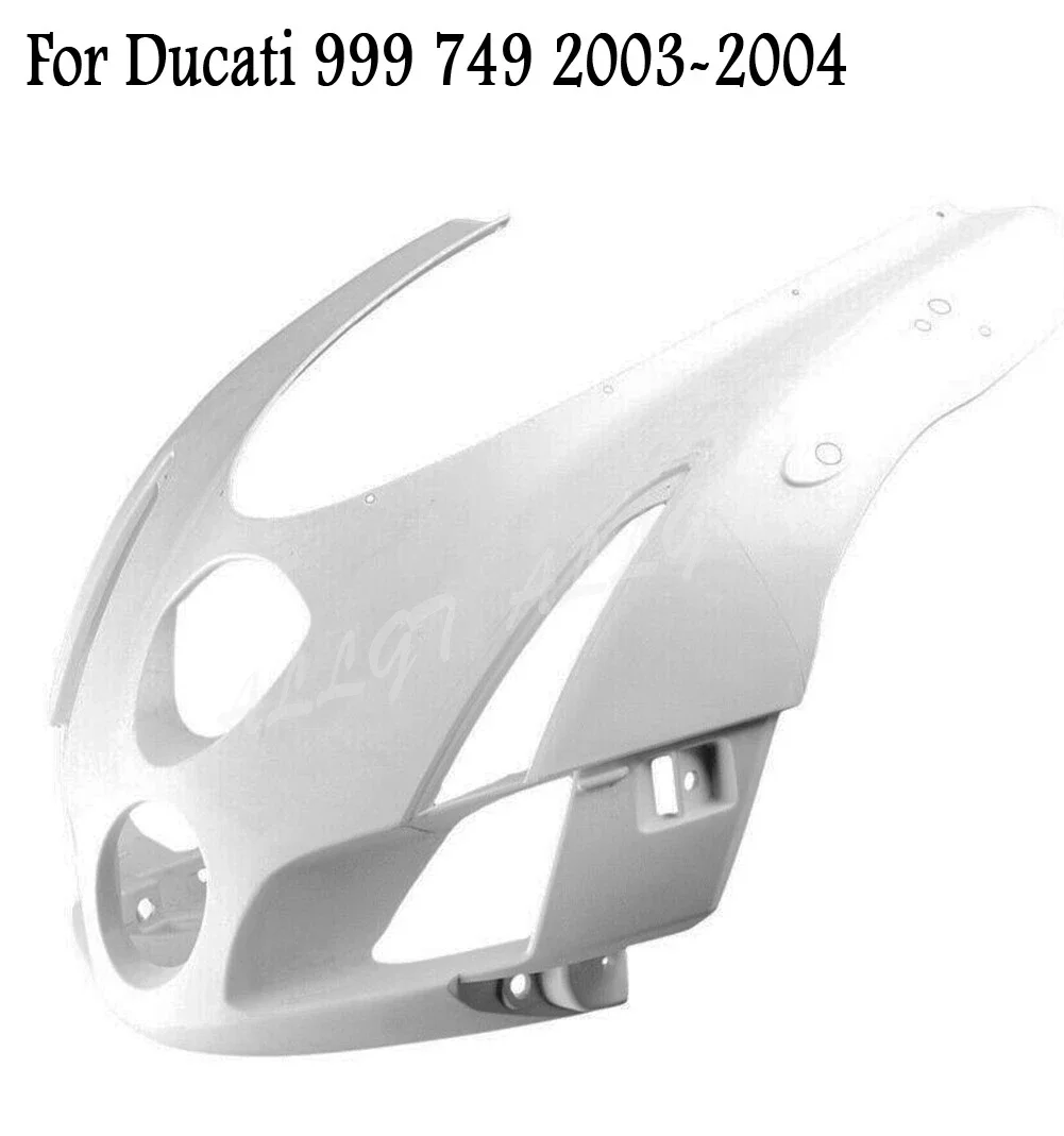 

New Motorcycle Injection Moulding Unpainted Upper Front Cowl Nose Fairing For Ducati 999 749 2003 2004