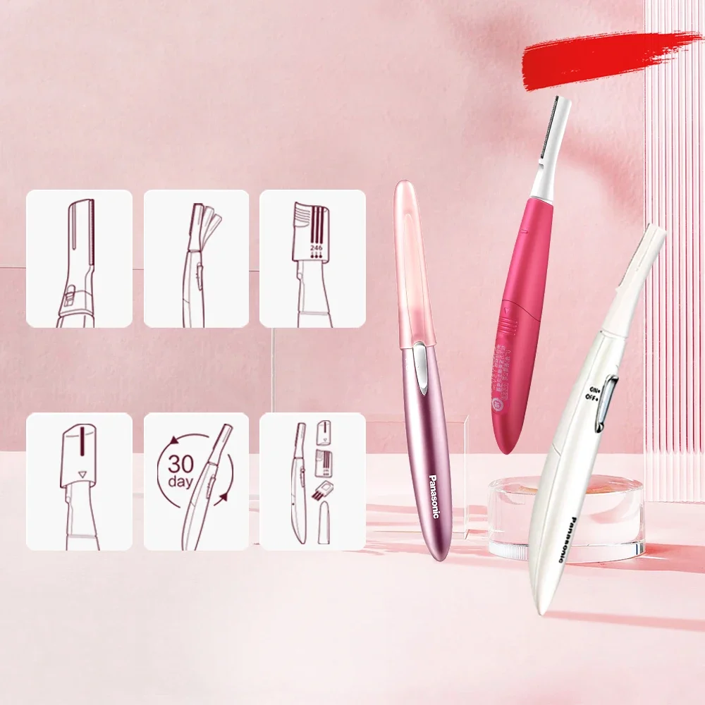 Smart Electric Eyebrow Trimmer Pen Implement Man Woman Clean Ladies' Shaver Automatic Razor Epilator Beauty Hair Removal Trimmer