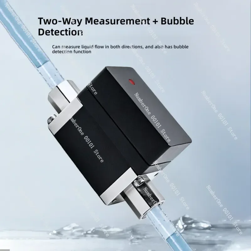 Digital Ultrasonic Liquid Flow Meter Switch Sensor For Water Methanol Coolant Pipeline Testing