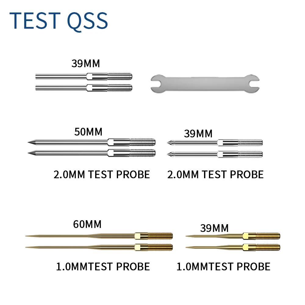 QSS Multimeter Multi-Function Replaceable Test Probe Pin Kit for Automotive Electric Diagnostic Repair Tools  DIY Q.T8001-1