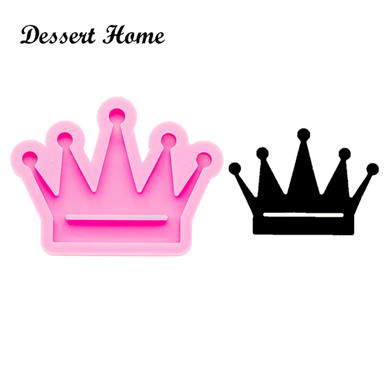 DY0306 Bright Crown Mold Resin Craft, Silicone Mould for Epoxy Resin, Keychain Molds, DIY Resin jewellery making