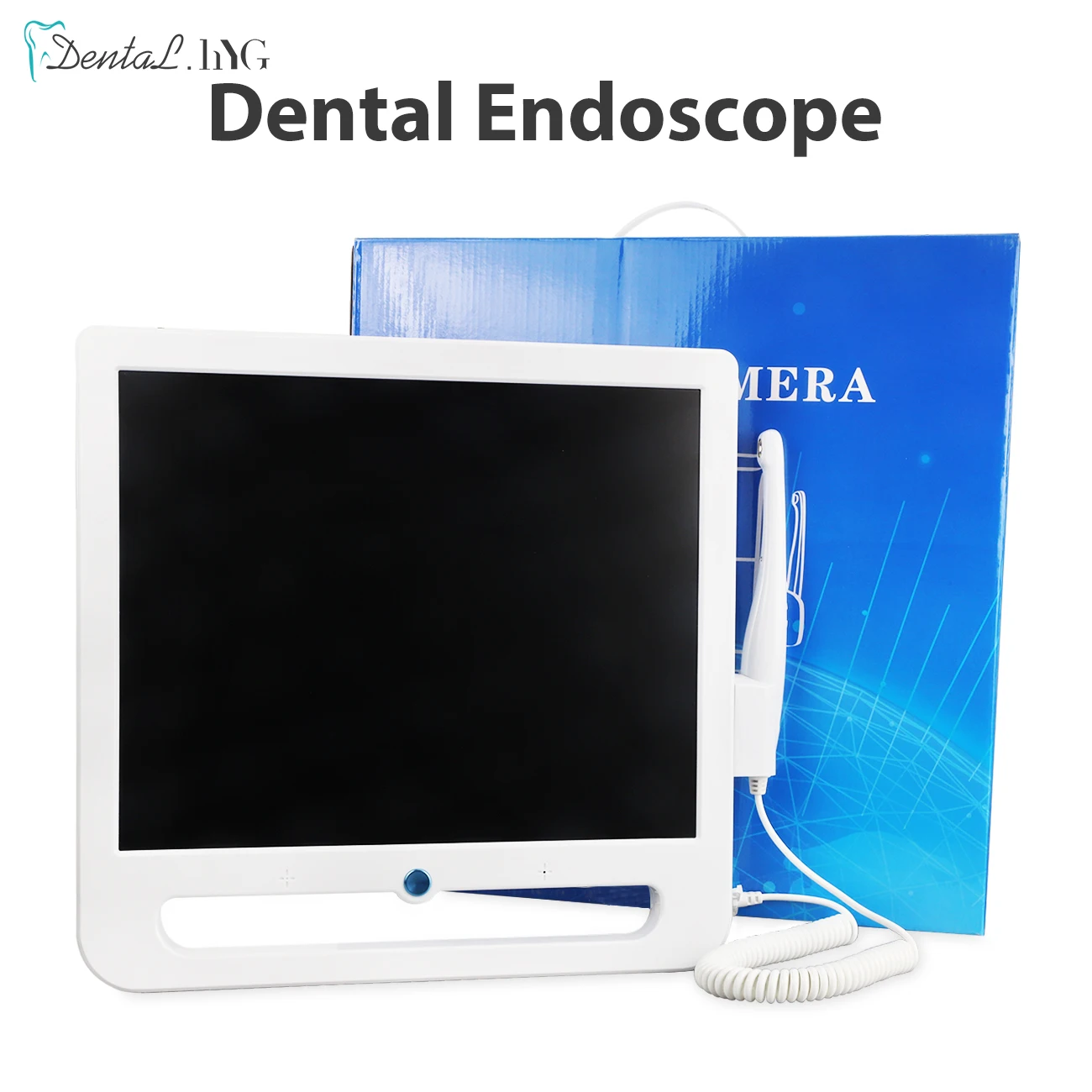 Dental Endoscope 17inch LCD Monitor VGA Intra Oral Camera 6LED Wifi Digital Radio Dentistry Intra Oral Camera 18 Million Pixels