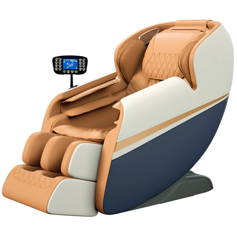 

China Luxury Guangzhou Big Full Body Foot Shiatsu Recliner Massage Chair Dropshipping 4d Sl Track zero Gravity Luxury