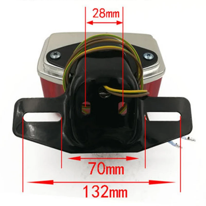 

Motorcycle Tail Lamp for Honda Lifan Jialing Dayang Loncin Motorcycle JH70 C70 CD70 JH70 ST90 Super Cub 70cc Rear Stop Light