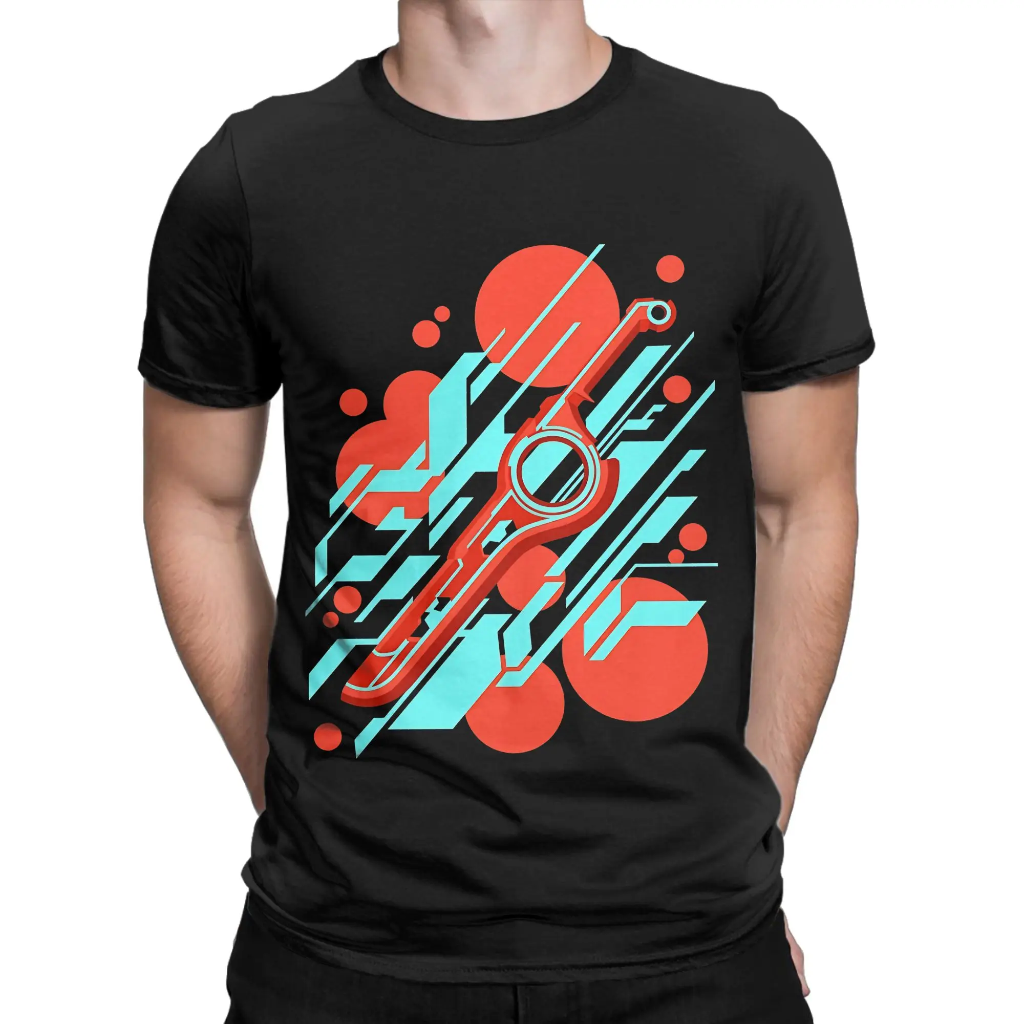 Sci Fi Fantasy Blade  Classic Xenoblade Chronicles Funny Graphic 100% Cotton T-Shirt Tops Tees For Men