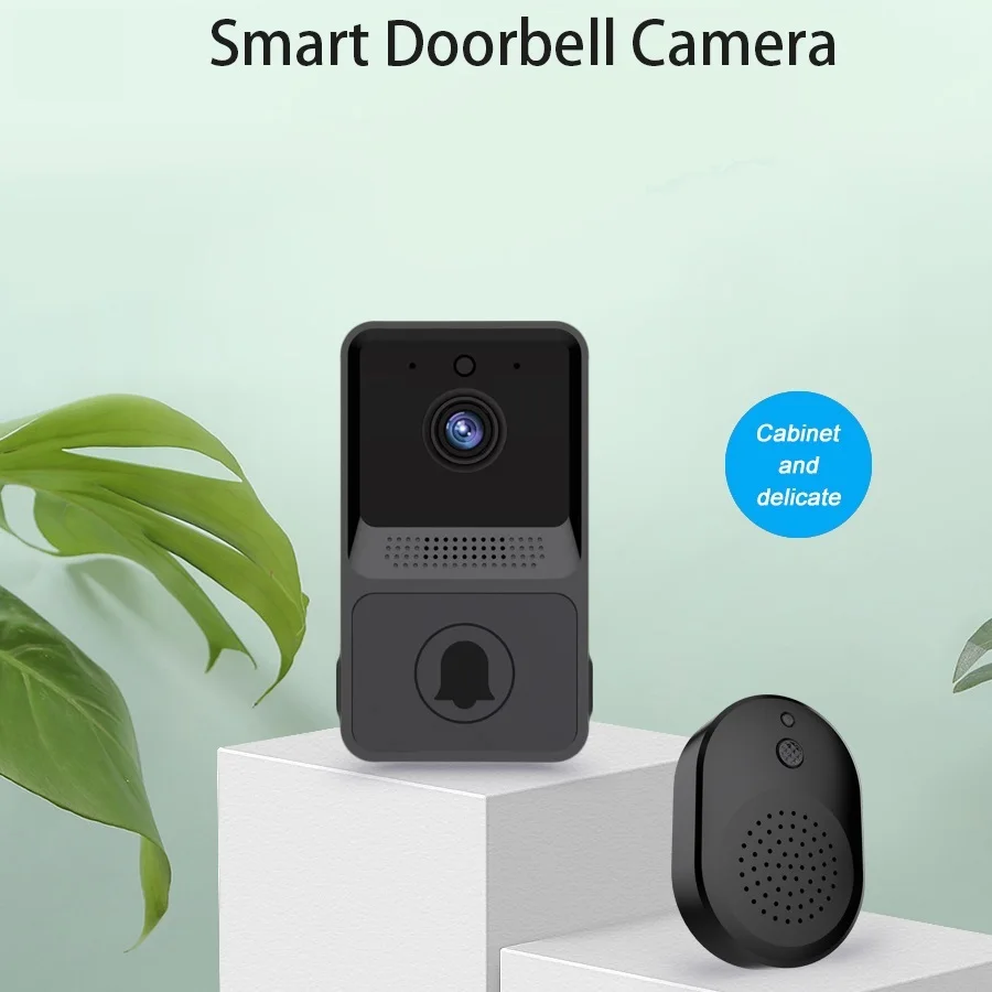 

2023 New With Ding-dong Machine Wireless Solar Doorbell Home Small Power Long-distance Ding-dong Doorbell WIFI Connection