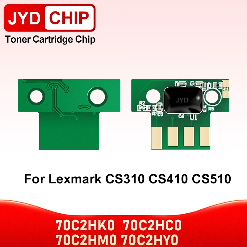 Cartouche de toner CS310 avec puce pour Lexmark CX310 CS310n CX410 CX510 CX310N CX410E CX410DE CX510DE CX510DTHE CX510DHE 70C2HK0