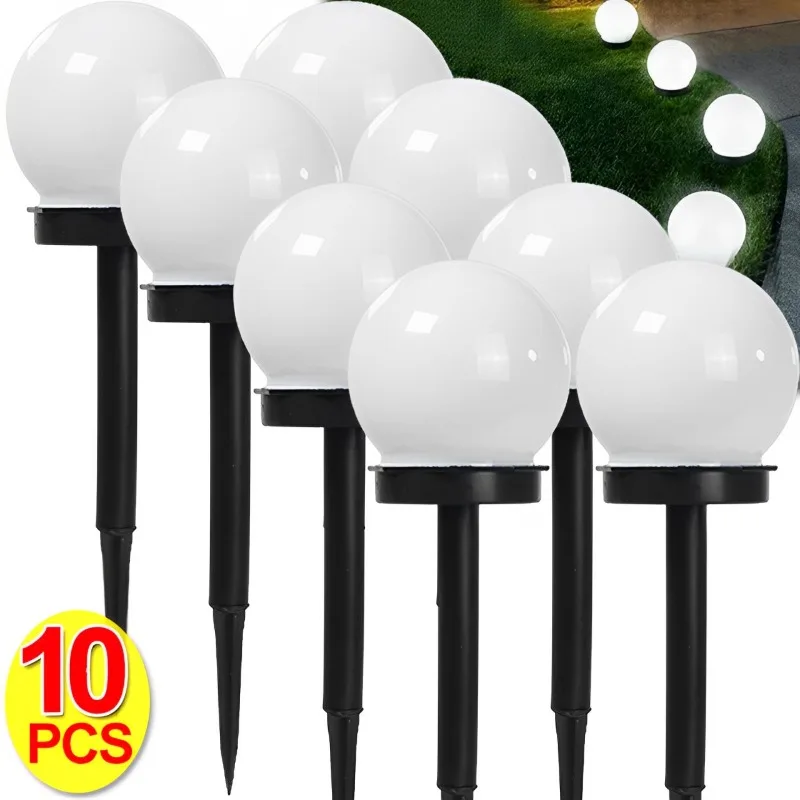 Lampe solaire d'extérieur, imperméable, luminaire de paysage, idéal pour un jardin, une pelouse ou une cour, 1/10 unités