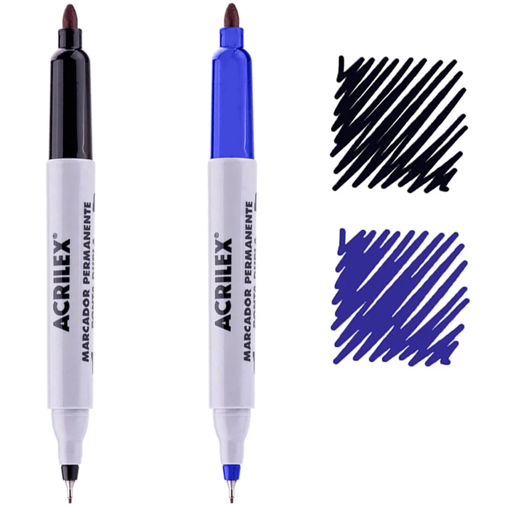 Acrilex Thick and thin Double Tip Permanent Marker