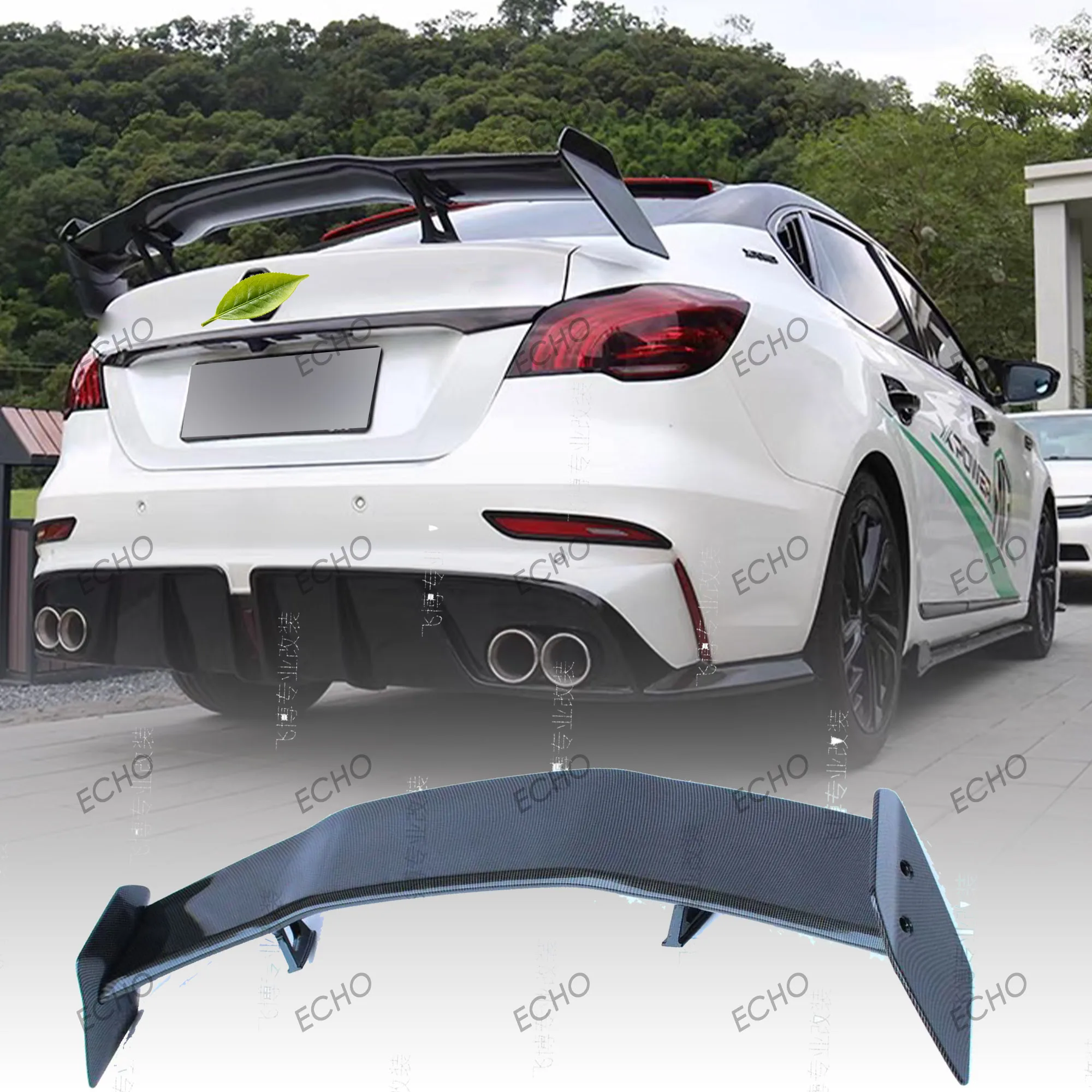 Suitable for 2021-2023MG6 MG5 four door sedan C-type spoiler modification parts