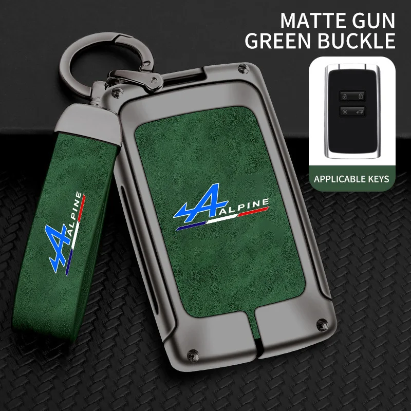 Funda protectora para llave inteligente de coche, de aleación de zinc, para Alpine A290 GTS A110 Espace Austral Duster Spring Koleos Captur