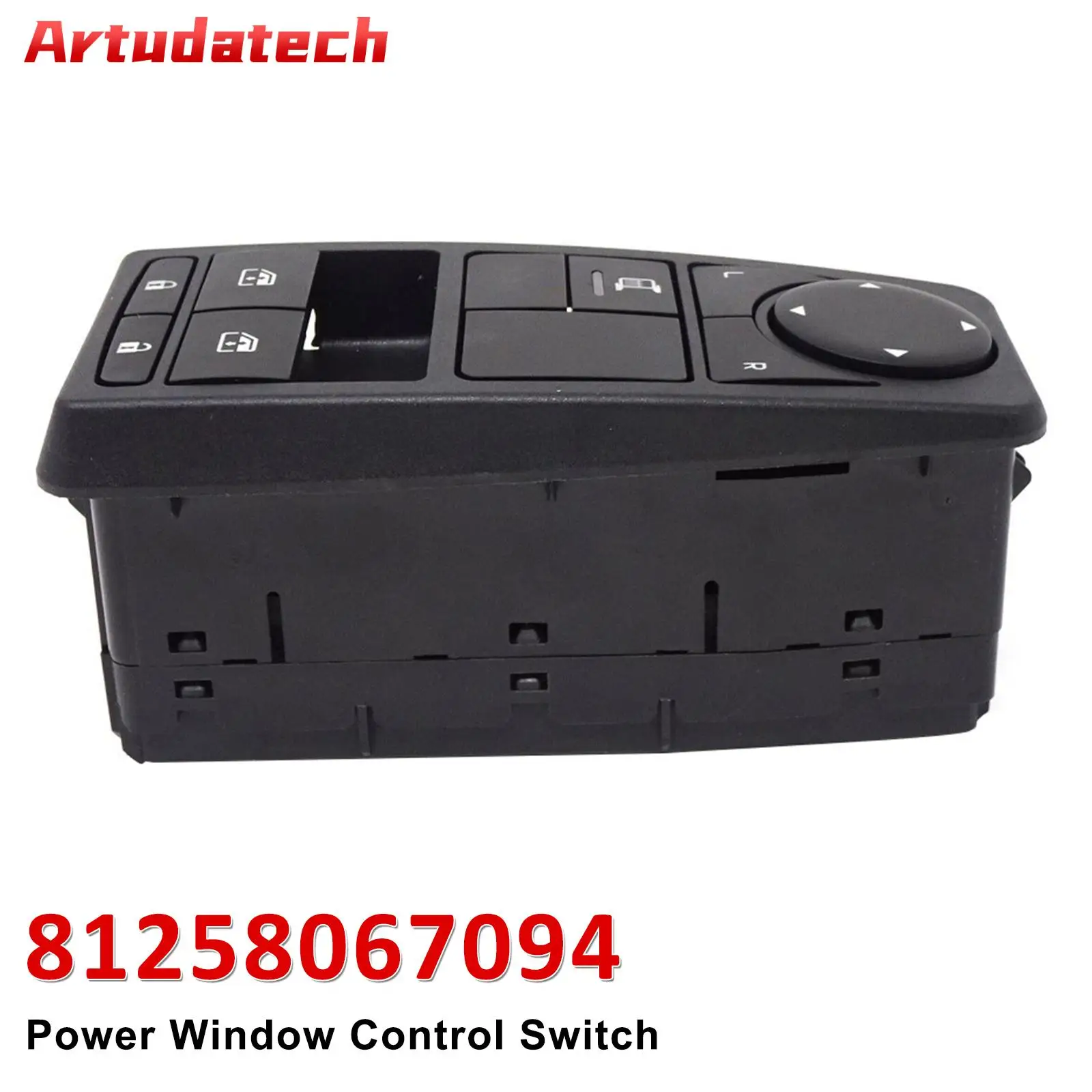 

Artudatech Power Window Control Switch 81258067094 for Man TGA TGS TGX 81258067109