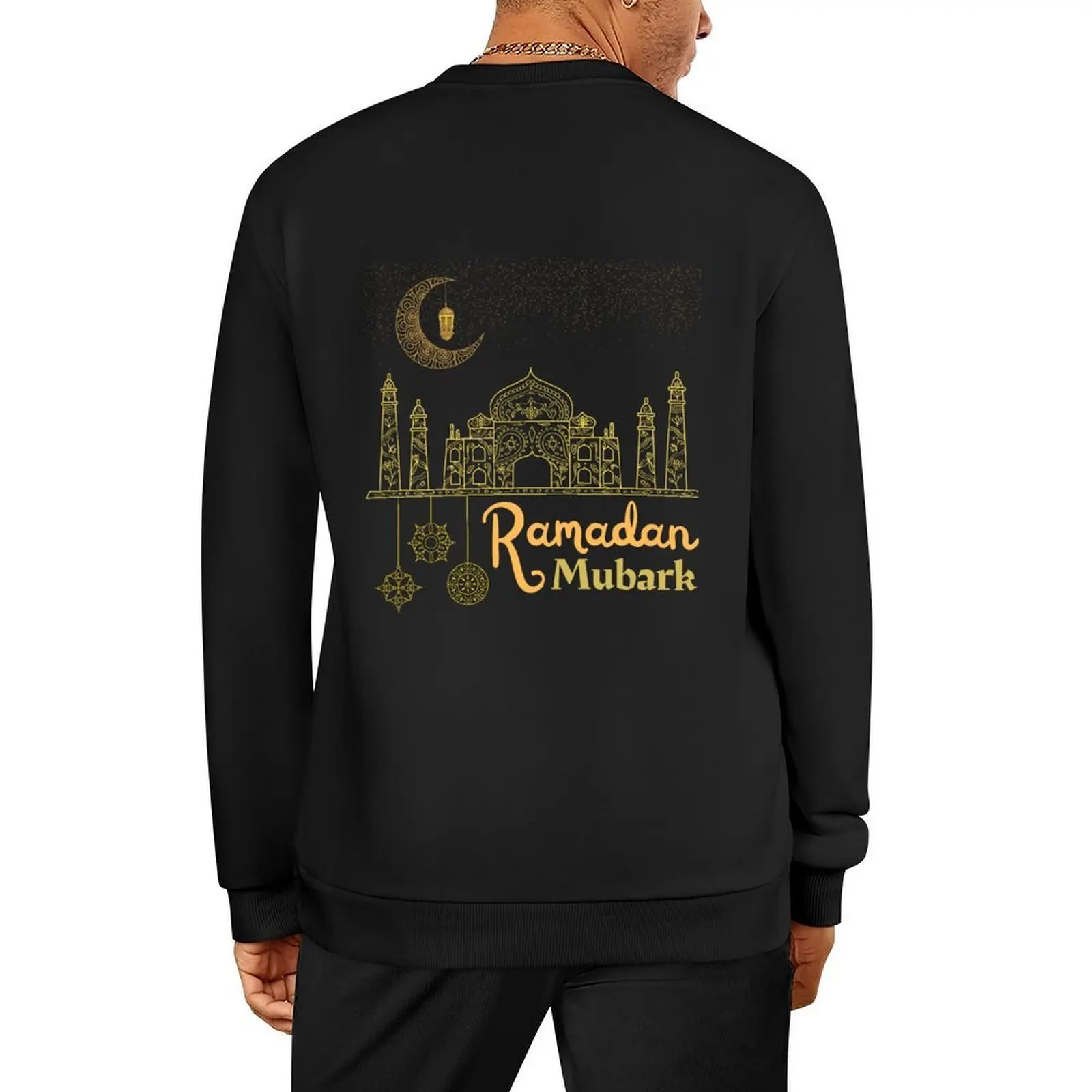 

Ramadan MuBarak Pullover tracksuits blouse korean clothes tracksuit men sweatshirt male