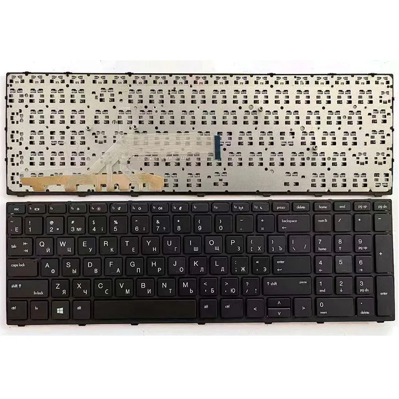 For HP PROBOOK 450 G5 455 G5 470 G5 650 G4 G5 HSN-Q07C Russian RU Language Layout Keyboard