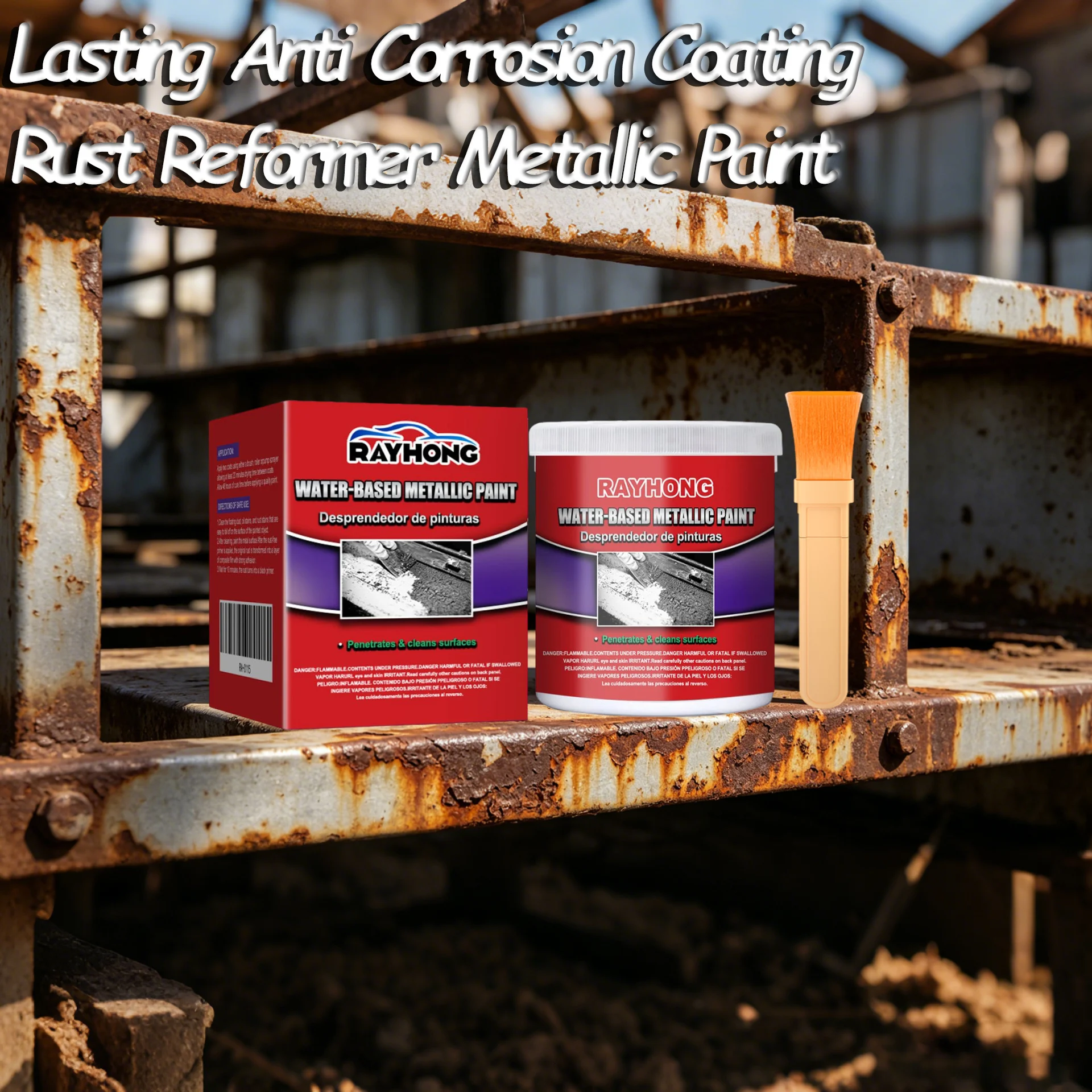 ChassisRustReformerMetalPrimerPaintWaterproofAntiRustCoatingForVehicleUndercoatingRepairProtectiveSealant