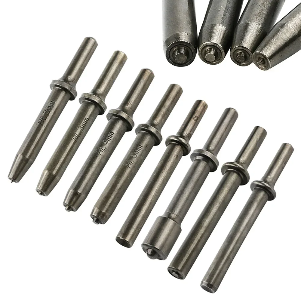 1 Stuks Pneumatische Klinknagel Hoofd Air Klinknagel Hamer Tool Semi Holle Massieve Klinknagel Hoofd Pneumatische Hamer Impact Klinknagel Hoofd 3Mm-10Mm