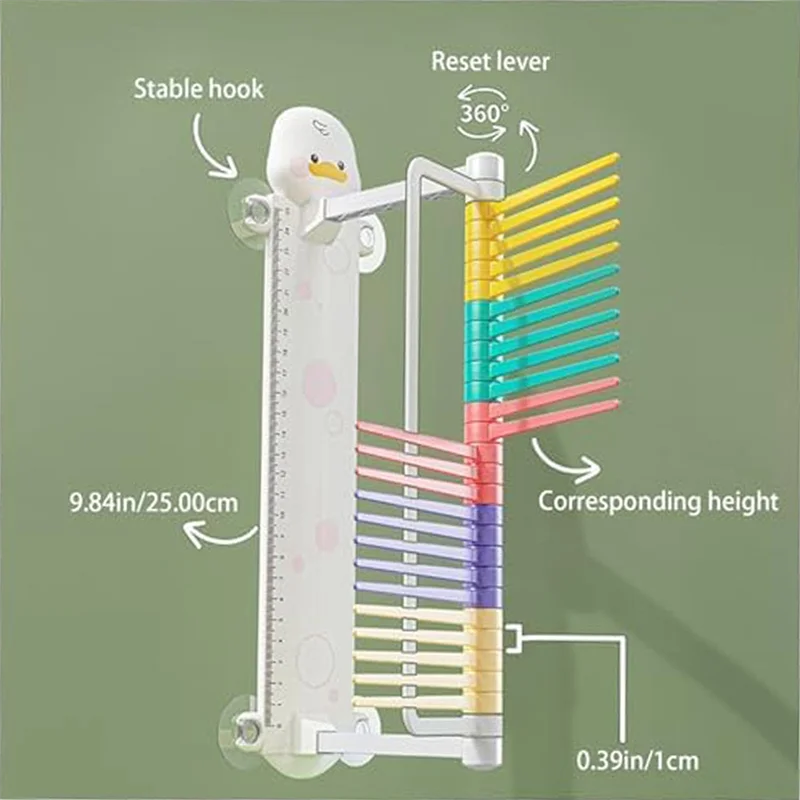 A55F-вертикальный тестер прыжков для детей, настенный тренажер для вертикальных прыжков с рисунком утки, сбрасываемый инструмент для измерения вертикальных прыжков