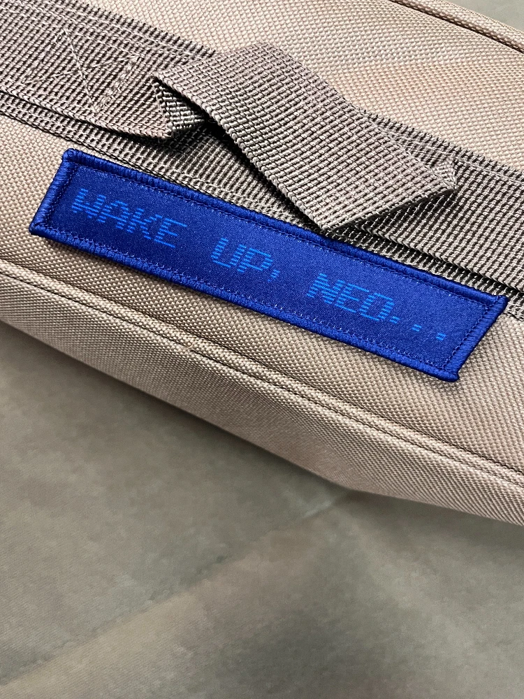 Wake Up Neo Morale Tactical Patch, bedrucktes Klett-Emblem, Militärabzeichen, Kampfarmband, Rucksackaufkleber – Detail 1