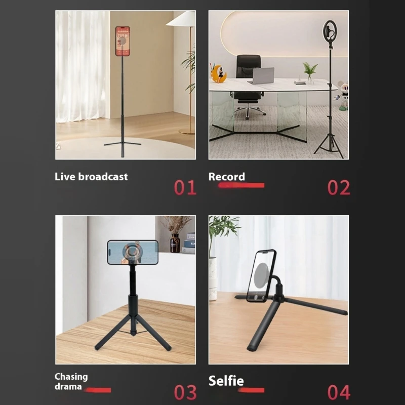 

Универсальный магнитный держатель телефона, основание 1/4 дюйма, винтовое отверстие для адаптера штатива с шаровой головкой, для