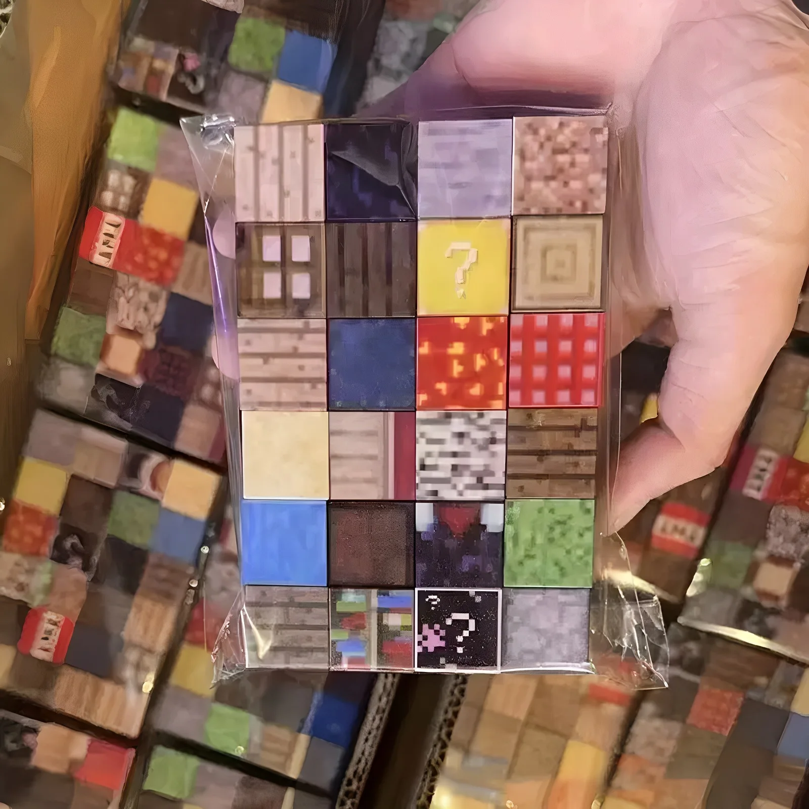 Magnetic Building Blocks Mine World Magnet Cube Set for Boy Girl Kid Age 3+ DIY Model Children Stem STEM Sensory Toy Gift