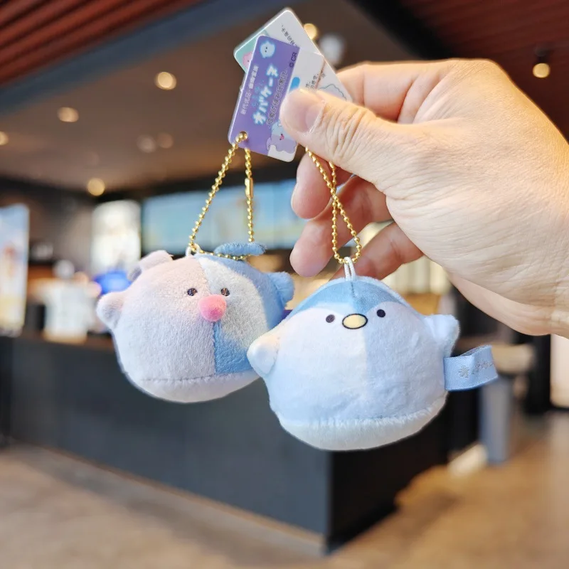 Nueva linda muñeca de mochila de gato pequeño, círculo de muñeca, pulsera para niños, muñeca de peluche, colgante de mapache, niña