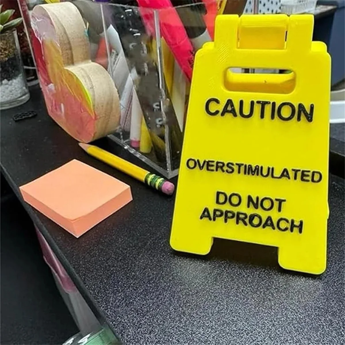 

AA98 3 шт., настольная вывеска, предупреждение, негатимулированное напоминание о рабочем столе, декоративные украшения, интересные украшения для настольных вывесок