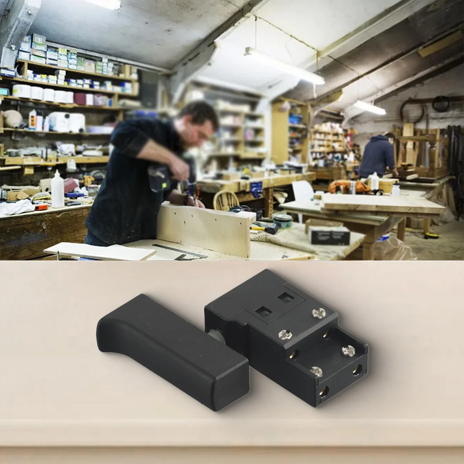 For Angle Grinder Hammer Trigger Switch Switch Household Tool Accessories Speed Control Exquisite Switch Lock Material Plastic