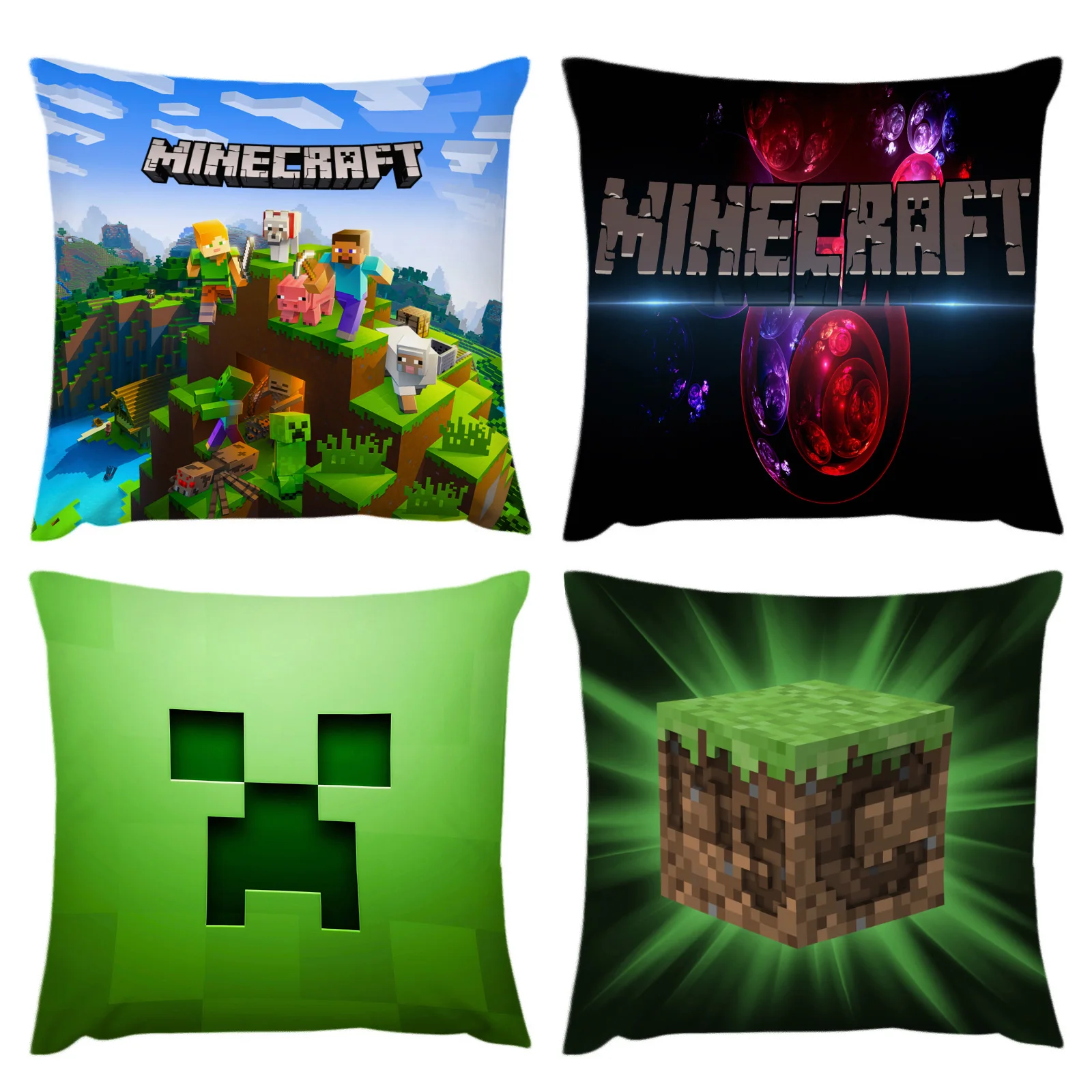 Taie d'oreiller mignonne Mine C-Crafts, housses de coussin pour coussins de salon, cadeaux personnalisés, décorations pour la maison, housse de canapé Anime