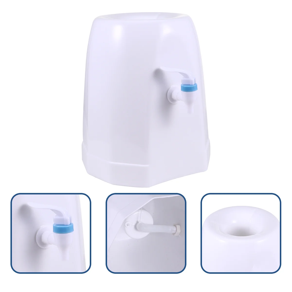 

1pcs Desktop Water Dispenser Portable Compact Plastic For Tea Room Office Outdoor Drinking Fountain No Needed