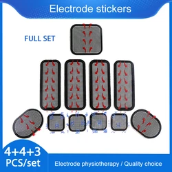 Almohadillas de Gel de repuesto para entrenador EMS, almohadilla Compatible con cinturón tonificador de entrenamiento, transparente, Abs, núcleo de tóner