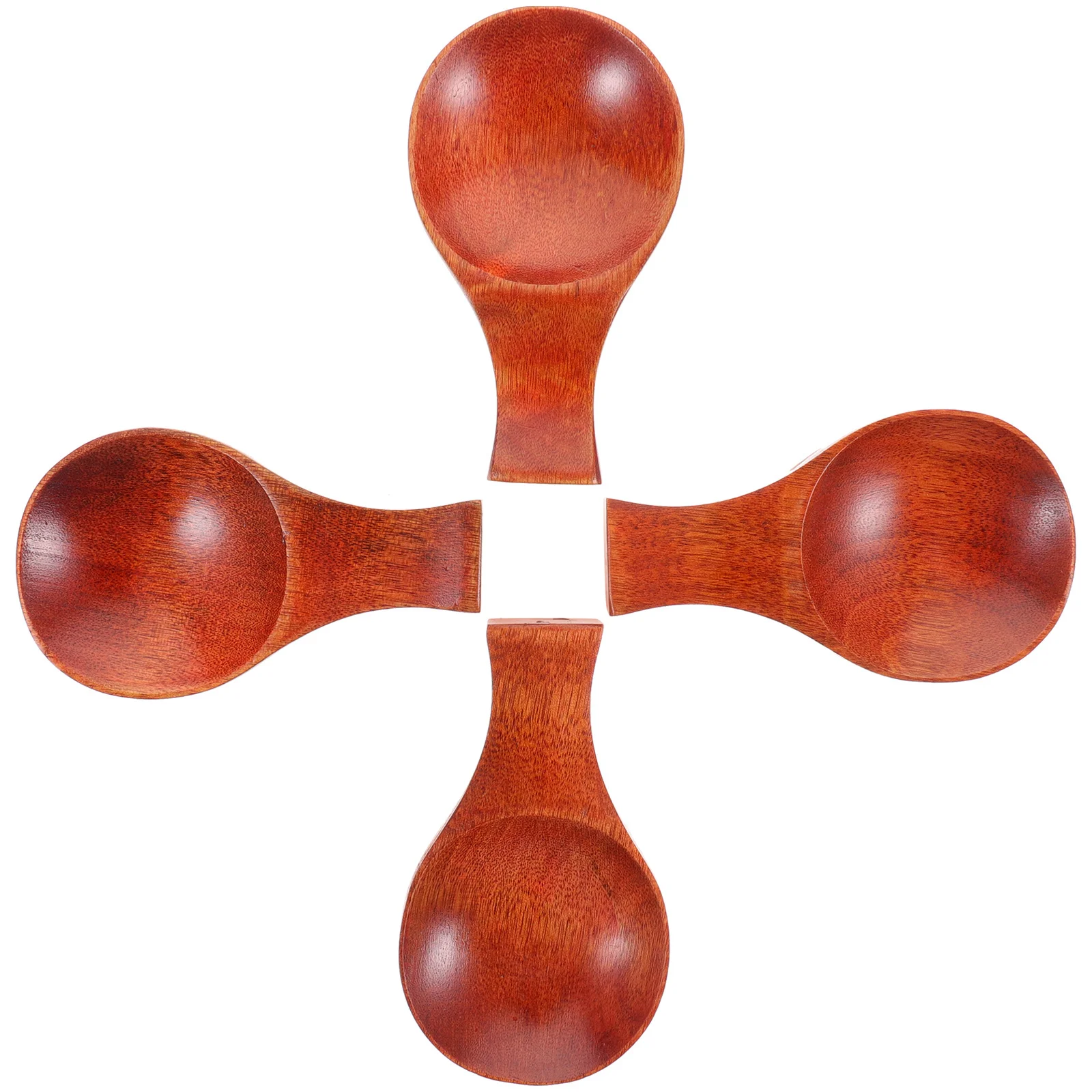 

4pcs Wooden Chopstick Holder Natural Wood Spoon Rest For Kitchen Dining Table Rustic Farmhouse Decor Scoop Fork Rest Cooking