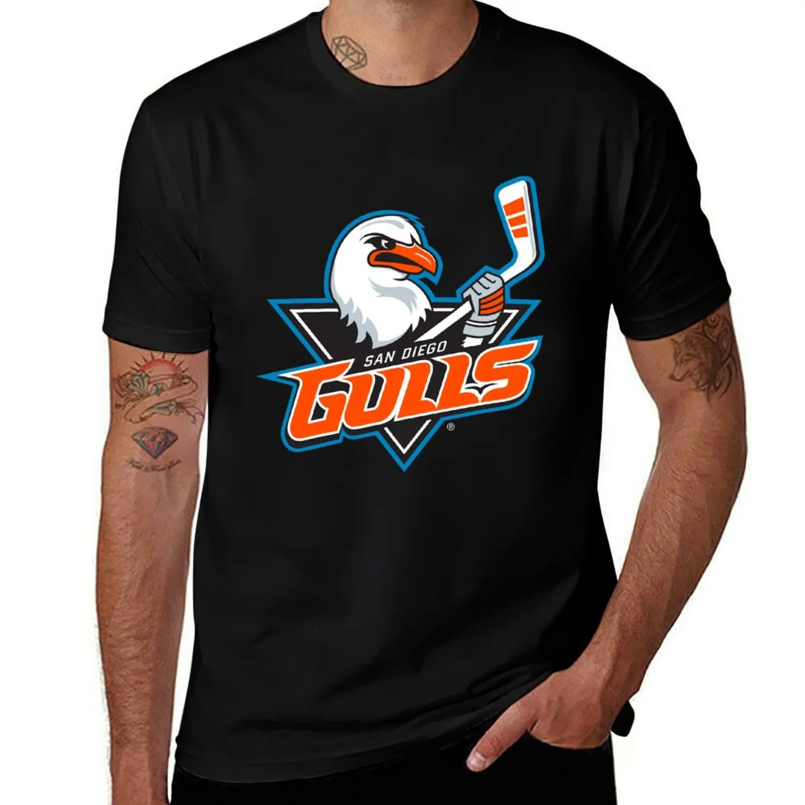 San Diego Gulls T-Shirt for a boy valentines clothes slim fit t shirts for men