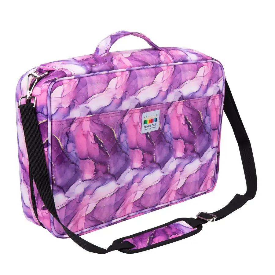 

Цветной пенал большой емкости, 480 слотов, большой органайзер для ручек с многослойным держателем для цветных карандашей Prismacolor amp G