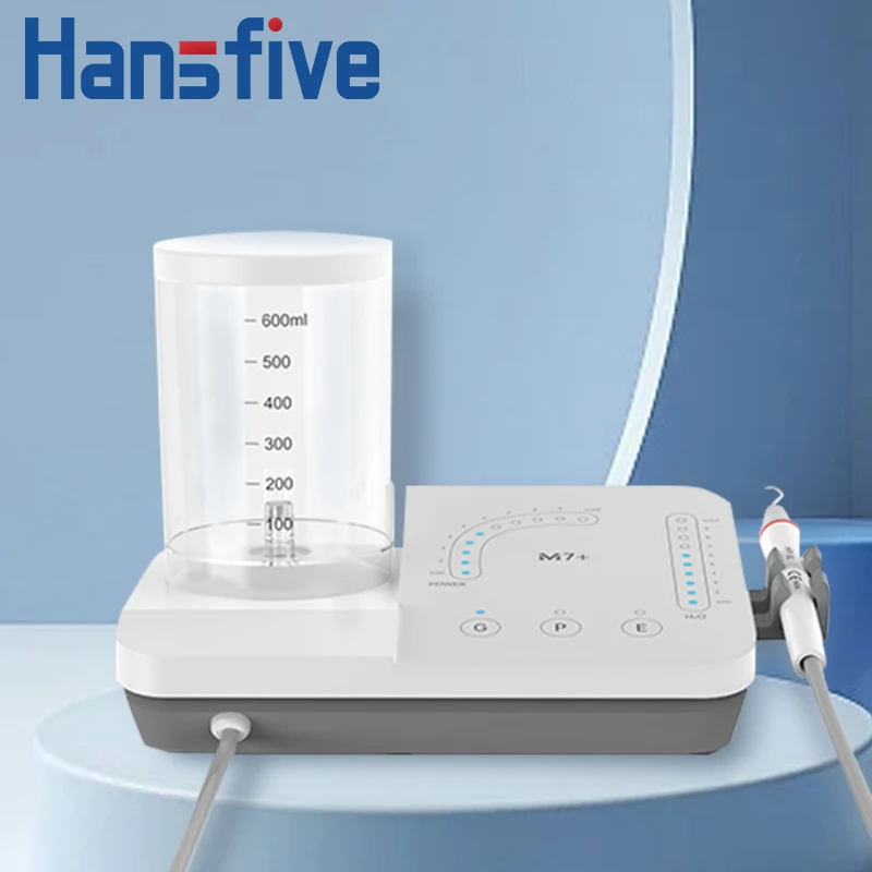 

Hansfive Ultrasonic Scaler Multi-function Touch Screen Ems Adaptation With Led Light Pedal And Free Work Tips Dental equipment