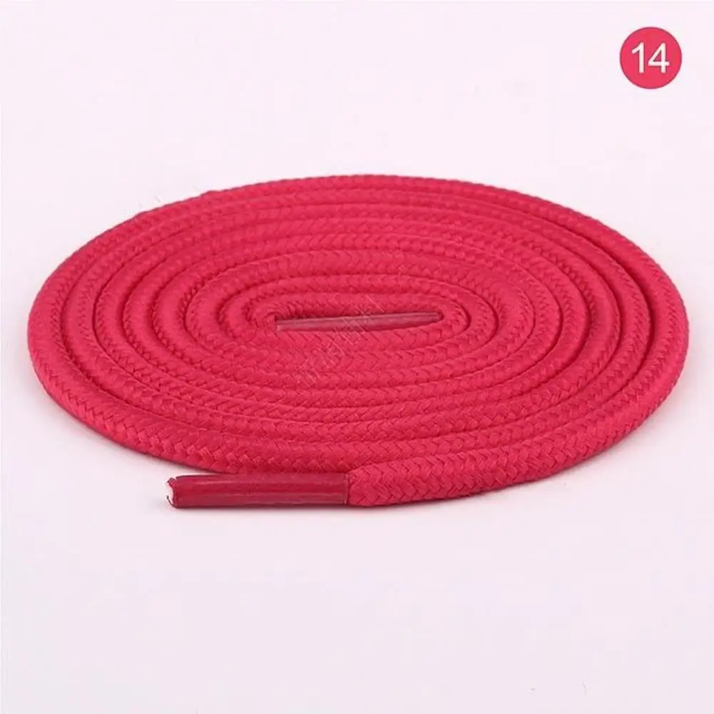 1Pair Round Solid Shoelaces Top Quality Polyester Shoes Lace Solid Classic Round Shoelace 70cm,100cm,150cm,160cm