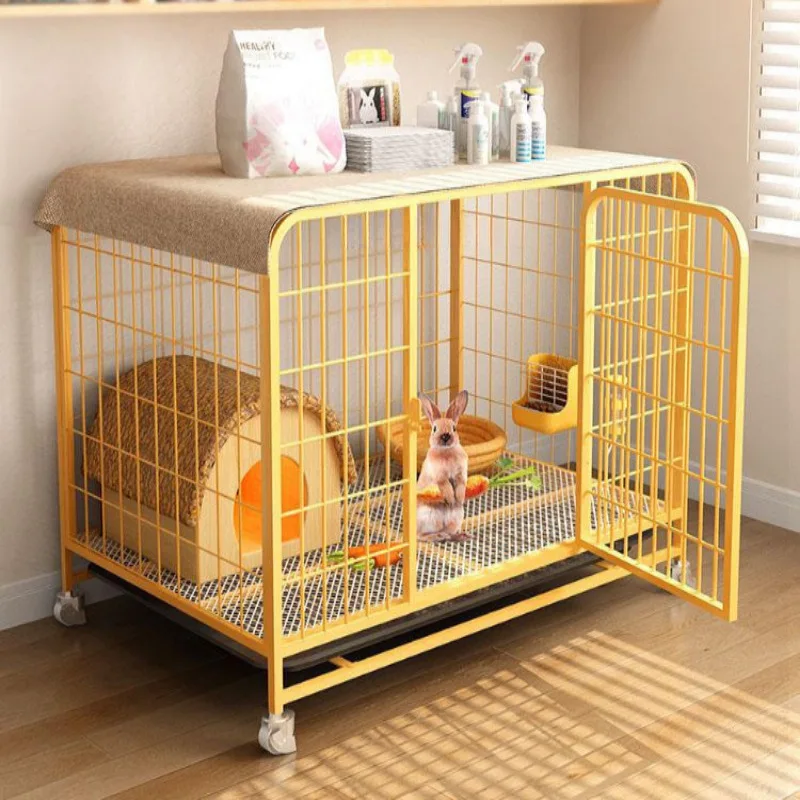 

Indoor Household Rabbit Extra Large Cleaning Tray Large Space Pet Dutch Pig Cage Rabbit Nest