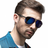 Brand Polarized Sunglasses Metal Frame Square Classic Male Sunglasses Men Driving Sun glasses Shades Goggle High Quality Glasses