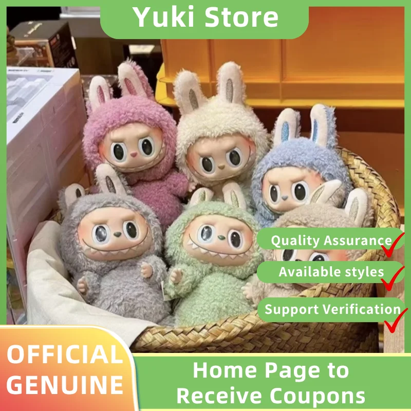 

Genuine The Monsters Heartthrob Moving Macaron Vinyl Face Series Blind Box Novelty Surprise mystery box Trendy Collectible