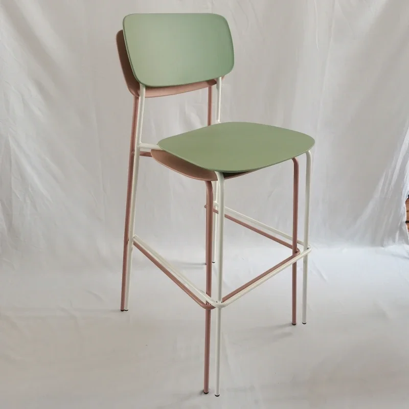 

'wholesale modern colorful nordic comfortable kitchen hand made metal legs bar stool bar counter steel bar chair for events