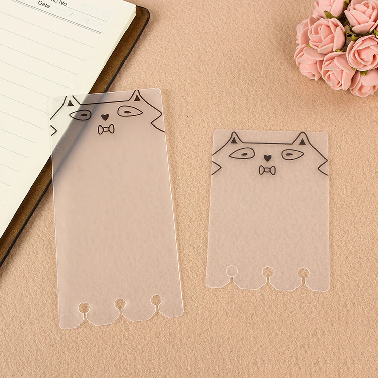 

A5/A6 Cartoon Tape Sub-packing Board Separation Bookmark DIY Hand Book Loose-leaf Partition Board washi tape scrapbooking