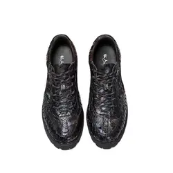 2024new arrival Fashion Snake Skin causal shoes men,male Genuine leather Sneaker  pdd101