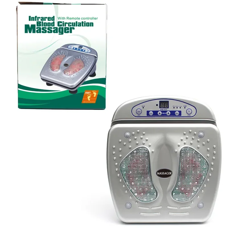 Vibrating Circulation Foot Massager Heating Hot Compress Feet Massage Machine