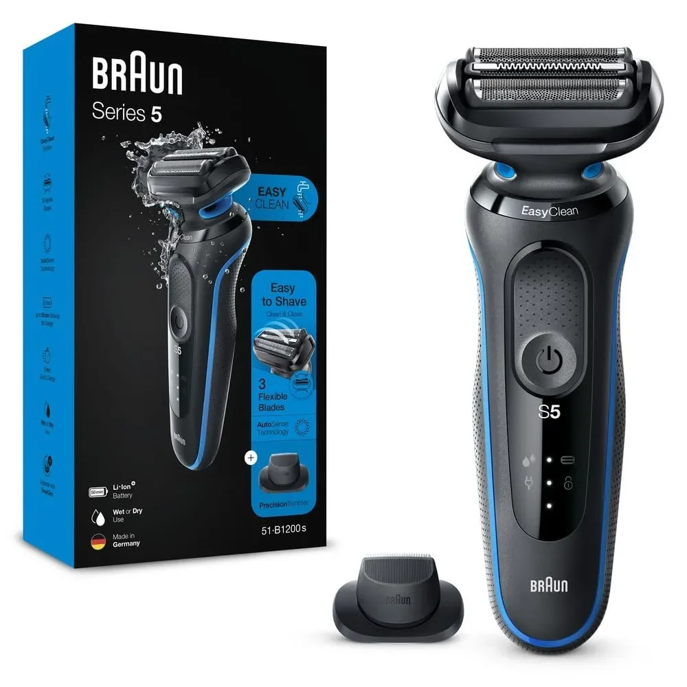 

Series 5 5018s Rechargeable Wet & Dry Men's Electric Shaver with Precision Trimmer