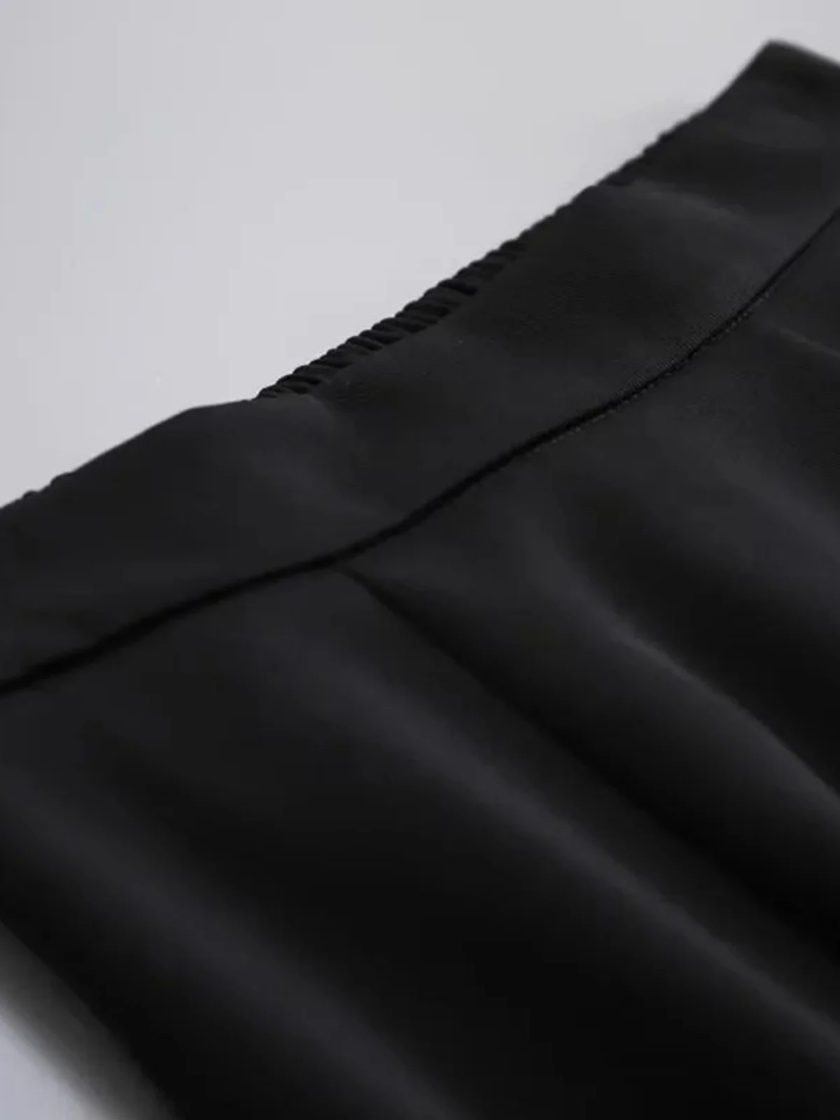 Jupe drapée taille haute pour femmes, grande taille, élégante, polyvalente, Collection printemps 00%, autres matériaux