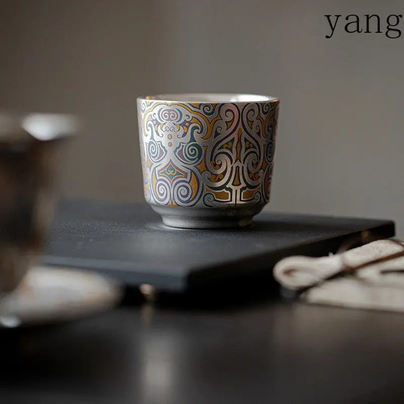 CX Handmade Retro Chinese Kung Fu Tea Cup for Household Daily Use