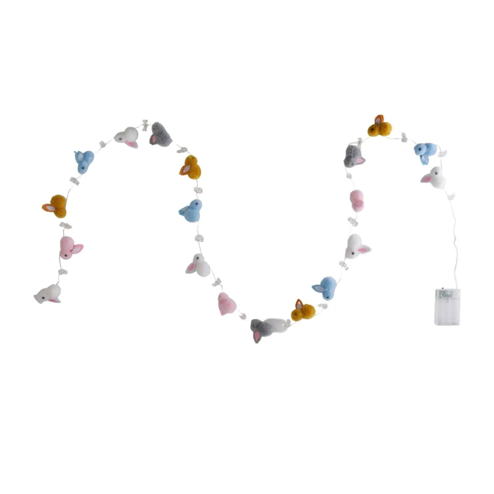 

Easter Bunny Oval Hanging Light, Festive Wall Decor, LED String, Glass Panel, Bedroom, Holiday Ambience