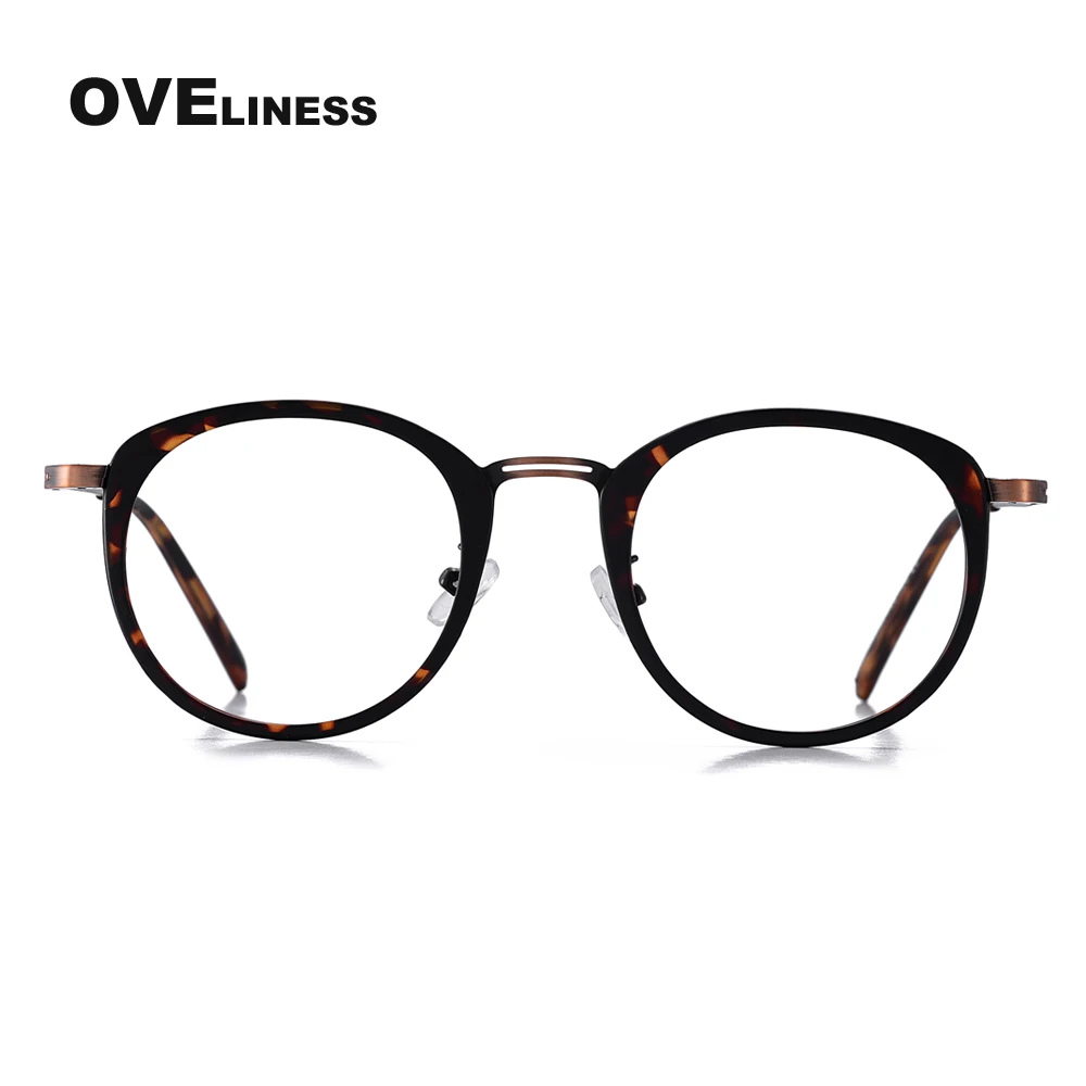 

2022 Fashion Retro Glasses Frame for Women Men Optical Round eyeglasses frames Vintage eyewear Myopia Prescription eye glasses