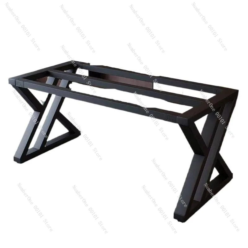 Durable Iron Metal Table Frame Base Tea Coffee Dining Desk Support Rack Glass Sintered Stone Top Baking Paint Legs Heavy Duty