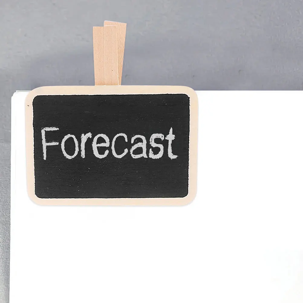 50Pcs Miniature Chalkboard Signs Wood Writing Reminders Elegant Mini Blackboard Tags Miniature Chalkboard